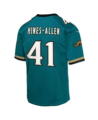 Nike Big Boys and Girls Josh Hines-Allen Teal Jacksonville Jaguars Alternate 2 Prowler Throwback Game Jersey