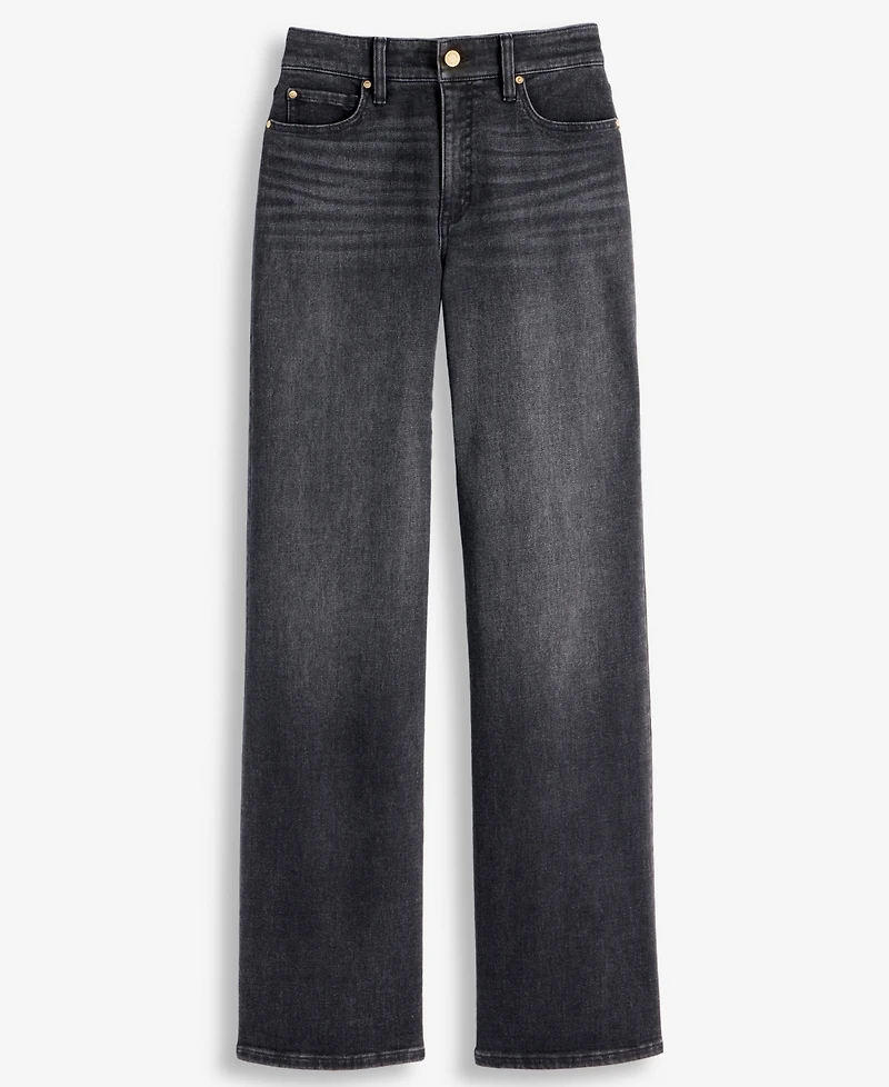 I.n.c. International Concepts Women's High-Rise Wide-Leg Jeans, Macy's Exclusive
