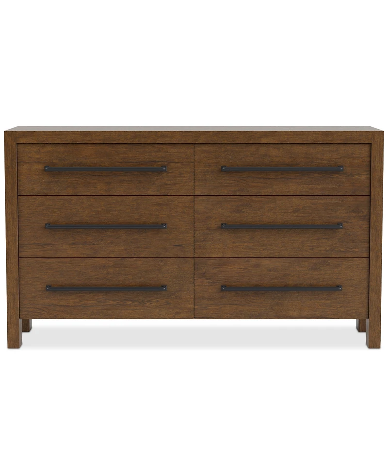 Davie Cracked Oak Dresser