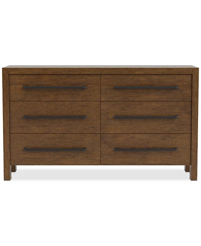 Davie Cracked Oak Dresser