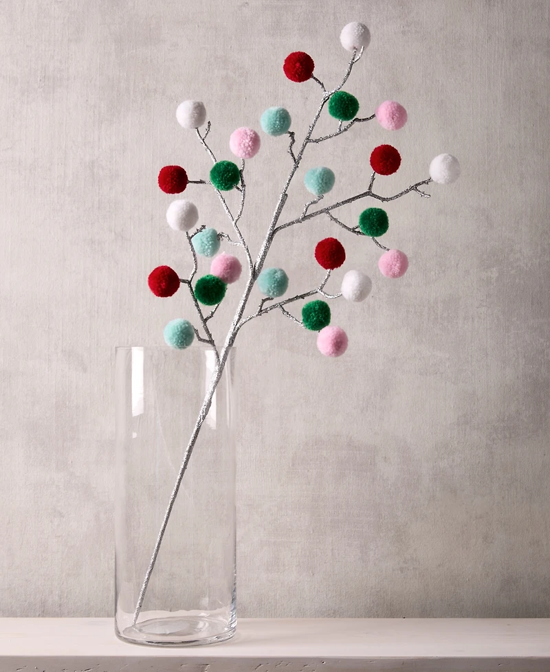 Holiday Lane Whimsy Pom Pom Pick, Macy's Exclusive