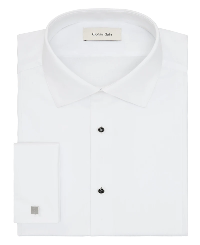 Calvin Klein Men's Slim Fit French Cuff Dress Shirt