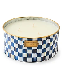 MacKenzie-Childs Royal Check Large Citronella Candle