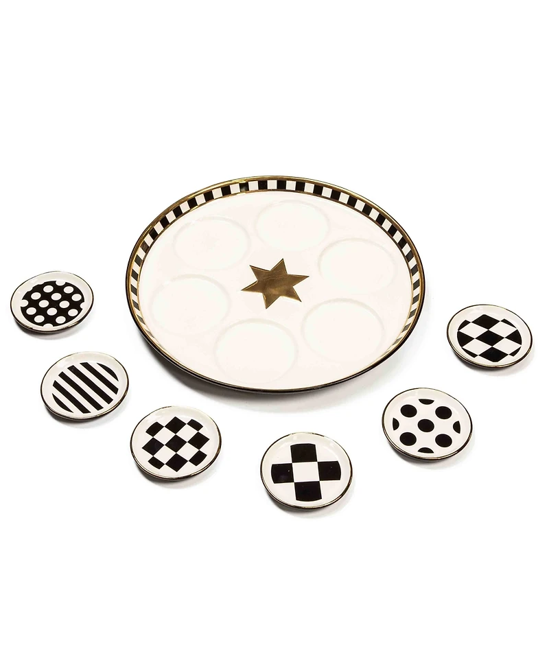 Mackenzie-Childs Courtly Seder Plate