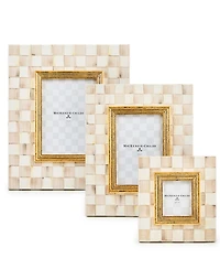MacKenzie-Childs Mocha Check Frame, 5" x 7"
