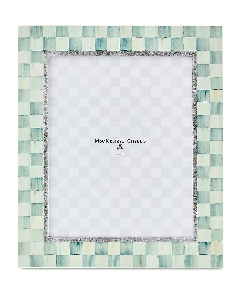 MacKenzie-Childs Sterling Check Lacquer Frame, 8" x 10"