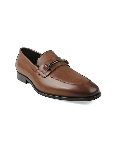 Alfani Men's Jennerr Genuine Leather Bit Slip On Loafers, Macy's Exclusive