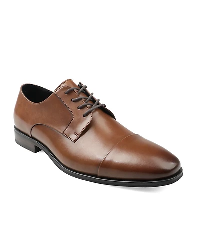 Alfani Men's Jovann Genuine Leather Lace Up Dress Shoes, Macy's Exclusive