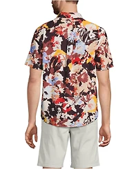 Lands' End Men's Short Sleeve Poplin Shirt