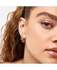 Ana Luisa Gold Statement Earrings - Ariel Hoops