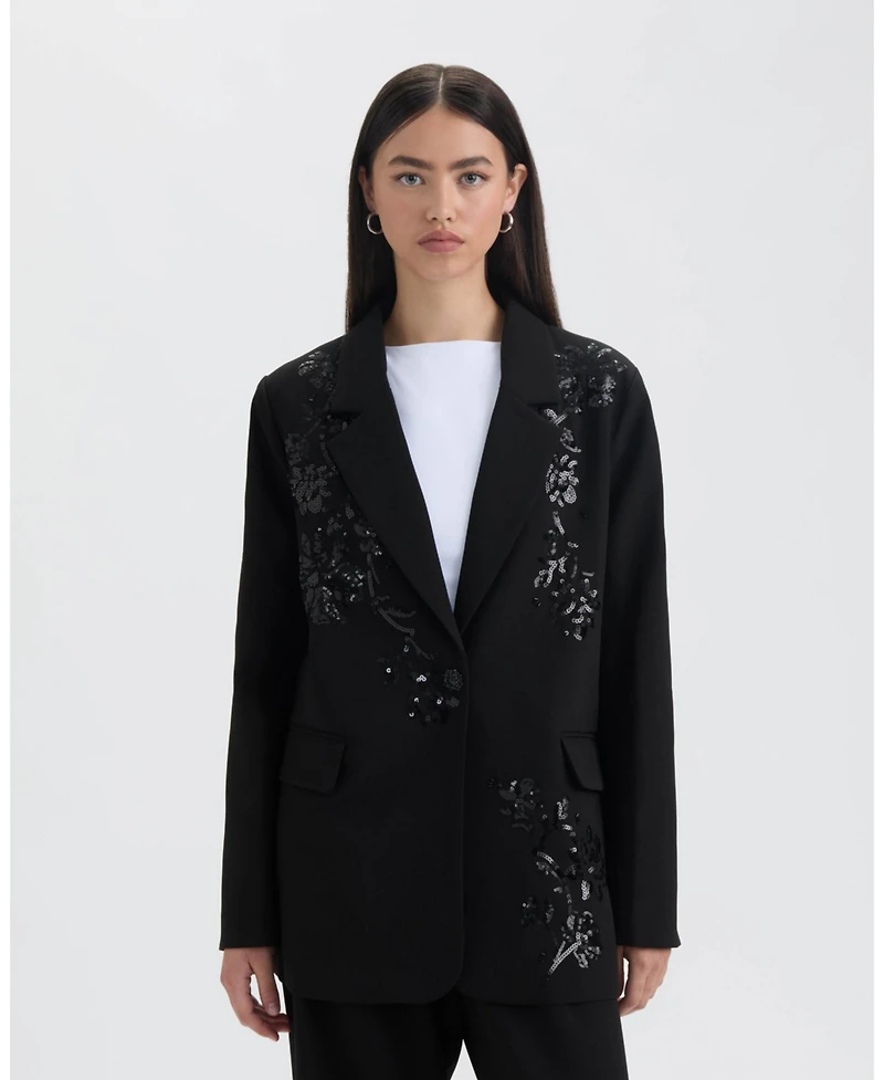 Nvlt Women's Sequin Blazer
