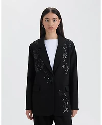Nvlt Women's Sequin Blazer