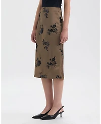 Nvlt Women's Midi Sequin Skirt