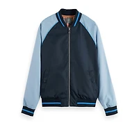 Scotch & Soda Men's Reversible Bomber Jacket
