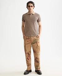 Scotch & Soda Men's All Over Print Polo Shirt