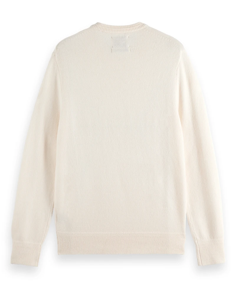 Scotch & Soda Men's Solid Crew Neck Sweater