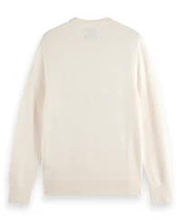 Scotch & Soda Men's Solid Crew Neck Sweater