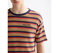 Scotch & Soda Men's Waffle Stripe Short Sleeve T-Shirt