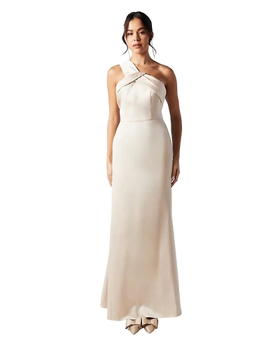 Coast Women's Satin Bridesmaids Maxi Dress
