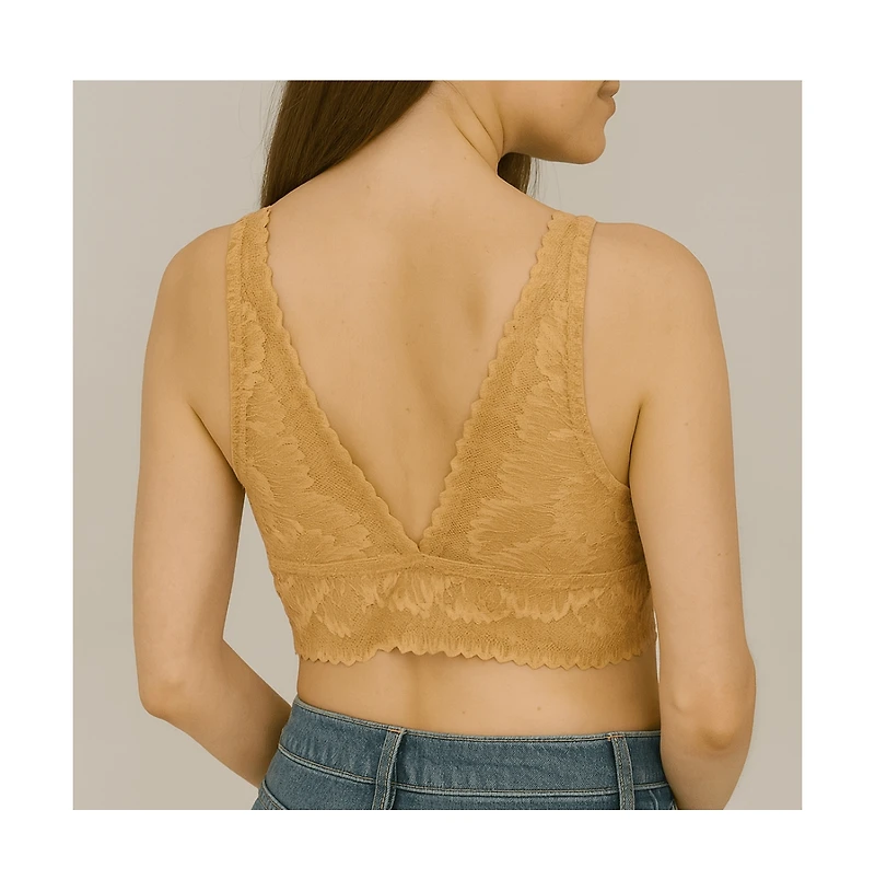 Meadow Women's Lily Soft Lace Bralette