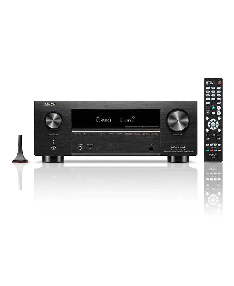 Denon Avr-X3800H 9.4 Channel 8K Receiver with AudioQuest Sky 3m Hdmi Cable