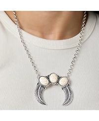 Jessica Simpson Ox Silver Western Necklace