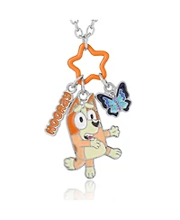 Bluey and Bingo Bff Pendant Necklace Set with Star and Charm Tags - 2 Piece Jewelry Gift