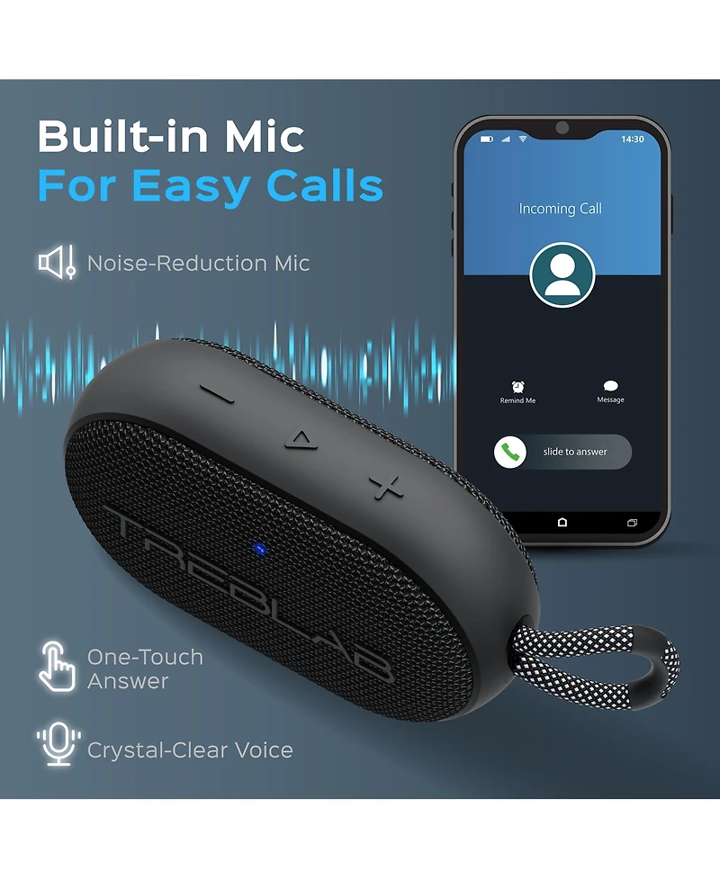 Treblab Hd-Go Portable Bluetooth Speaker