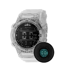 Invicta Men's Invicta Racing Digital Gmt/Alarm Black Dial Watch