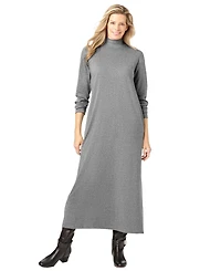 Woman Within Plus Mockneck Dress