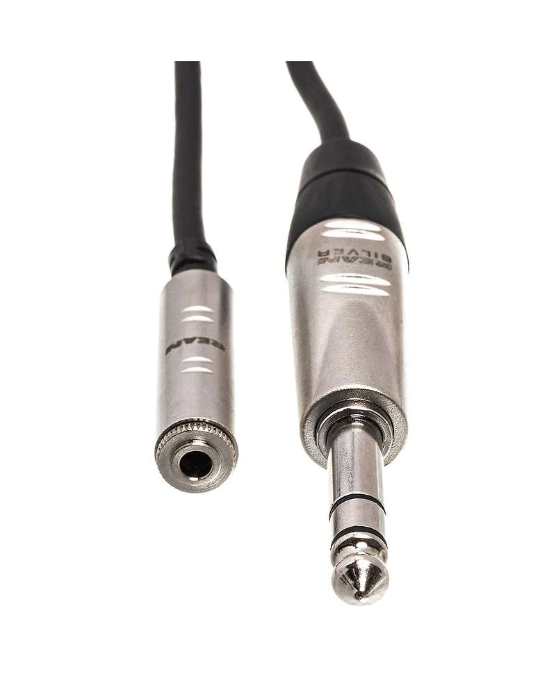Hosa Technology 5' Rean 3.5mm Trs Female to 1/4" Trs Male Pro Headphones Adapter Cable