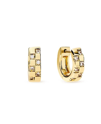 Ana Luisa Gold Huggie Earrings - Eden Mini