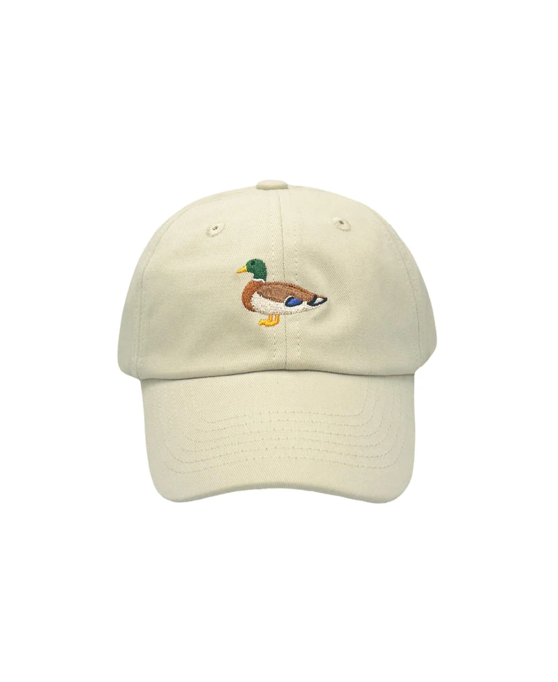 Bits & Bows Boys' Mallard Baseball Hat Khaki