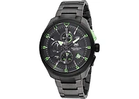 Technomarine Men's Tm-318121 Ocean Quartz Black Dial Watch