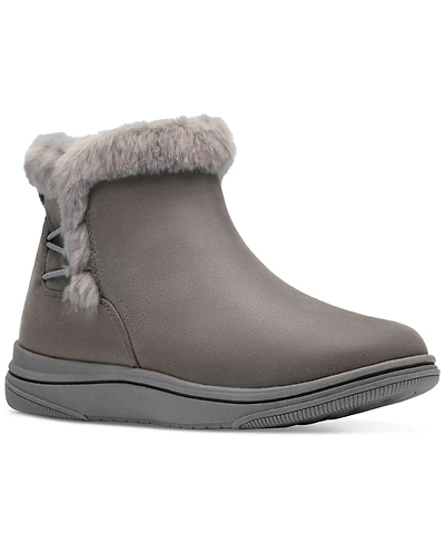 Clarks Women's Breeze Faux Fur Booties