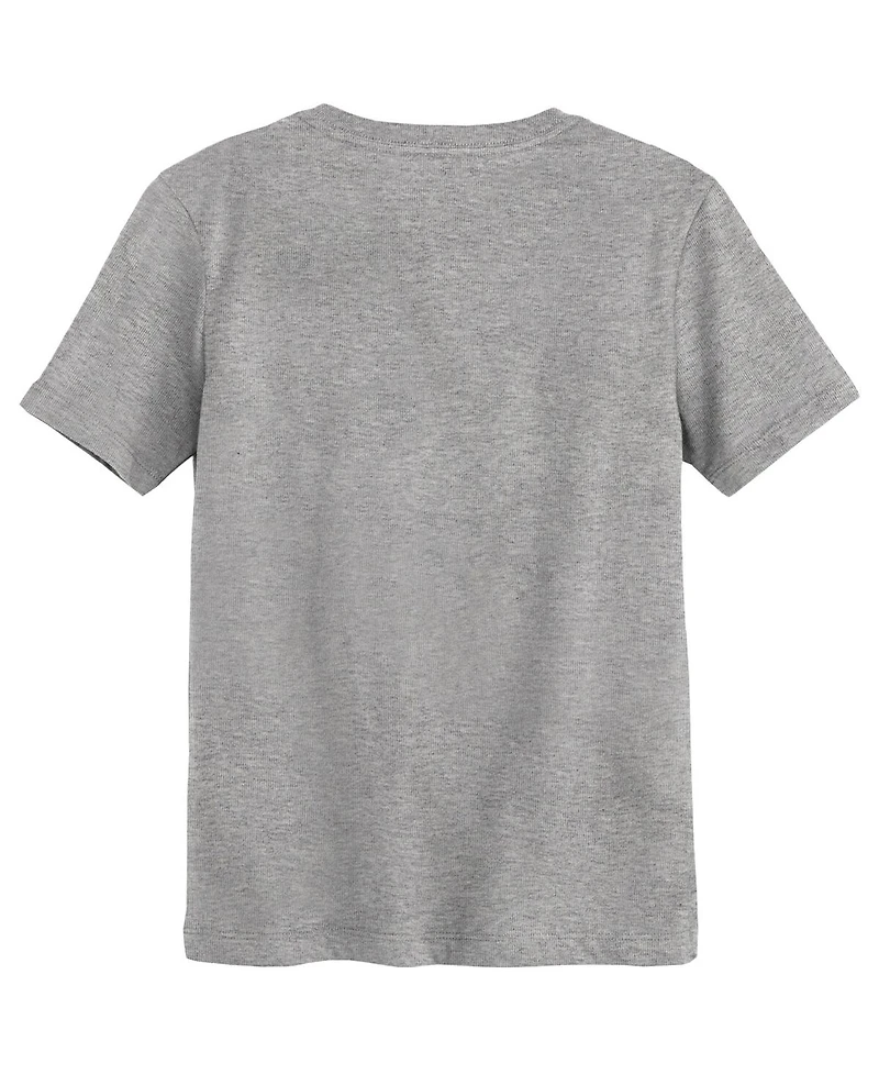Preschool Mitchell Ness Heather Gray Tampa Bay Buccaneers Captain Fear Mascot T-Shirt
