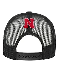 Outerstuff Big Boys and Girls Scarlet/Cream Nebraska Huskers Modern Fan Trucker Adjustable Hat
