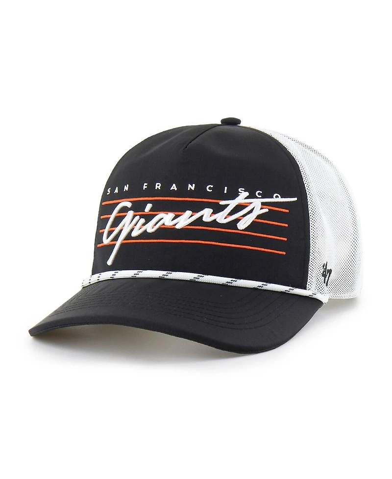 '47 Brand Men's Black San Francisco Giants Brrr Downburst Mesh Hitch Adjustable Hat