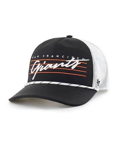 '47 Brand Men's Black San Francisco Giants Brrr Downburst Mesh Hitch Adjustable Hat