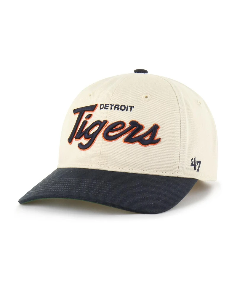 '47 Brand Men's Natural Detroit Tigers Crosstown Franchise Fitted Hat