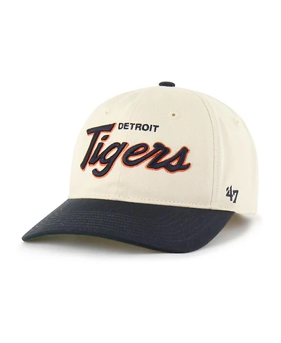 '47 Brand Men's Natural Detroit Tigers Crosstown Franchise Fitted Hat