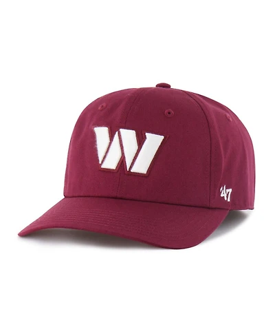 '47 Brand Men's Burgundy Washington Commanders Foundational Franchise Fitted Hat