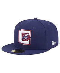 New Era Men's Navy Columbus Blue Jackets Deceptor 59FIFTY Fitted Hat