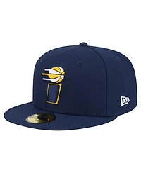 New Era Men's Navy Indiana Pacers Deceptor 59FIFTY Fitted Hat