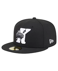 New Era Men's Black Los Angeles Kings Deceptor 59FIFTY Fitted Hat