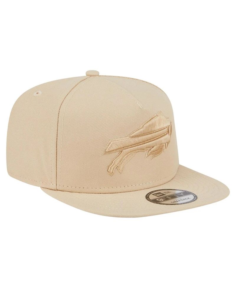 New Era Men's Light Beige Buffalo Bills Color Pack A-Frame 9FIFTY Snapback Hat