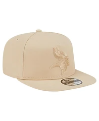 New Era Men's Light Beige Minnesota Vikings Color Pack A-Frame 9FIFTY Snapback Hat