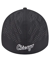 New Era Men's Black Chicago White Sox Night 39THIRTY Flex Hat