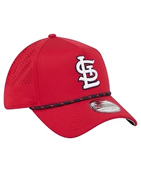 New Era Men's Red St. Louis Cardinals 39THIRTY A-Frame Perforated Flex Hat