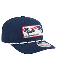 New Era Men's Navy New England Patriots Chant 9SEVENTY Stretch snap Hat